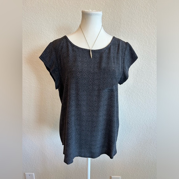 Joie Rancher Silk Short Sleeve Blouse - Picture 10 of 10